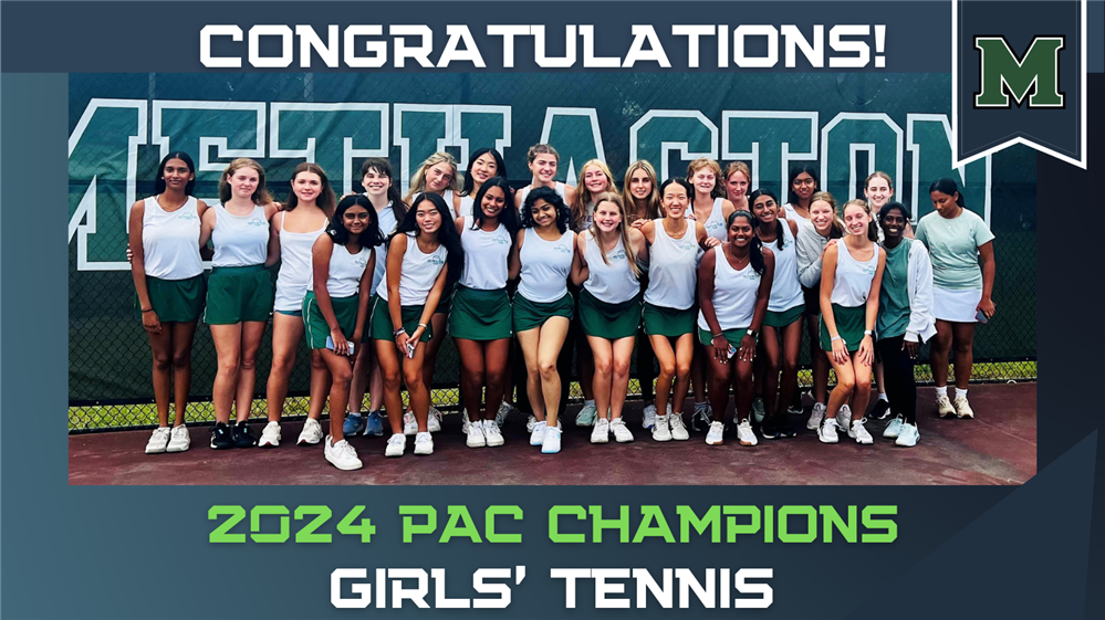 girl's tennis wins PAC